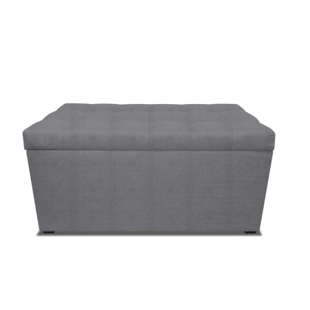Puff with a lid and weighting, 800 × 400 × 420 mm, Solta Rogozhka, Grey Color