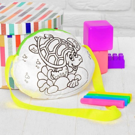 Bag-coloring "Turtle" (without markers) in the package-1