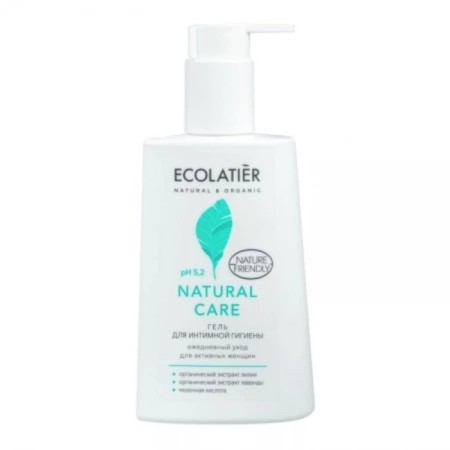 Ecolatier Natural Care, PH5.2, 250 ml intimate hygiene gel-1