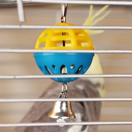 A toy for a parrot "Fun" with 1 ball, mix-1