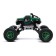 The radio -controlled “Army” jeep works on the battery, the color is green