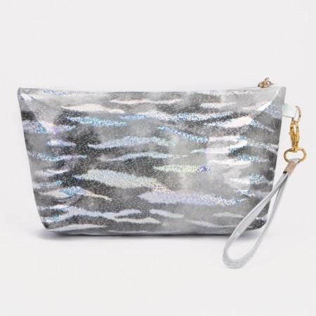 Lightning cosmetic bag, gray color-1