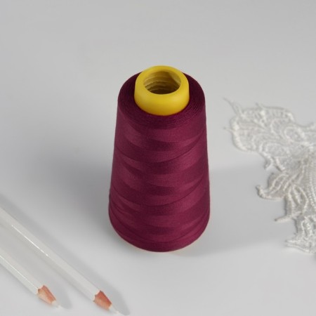Threads 40/2, 3000 yard, burgundy color-2
