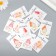 Cardboard Biro "from March 8. Girl" set 10 pcs (5 types) 4x6 cm