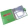 Businessman on the button, 18 sheets, green color