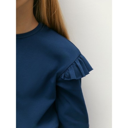 Longsliv children's Amarobaby Ruffle, height 134 cm, blue color-10