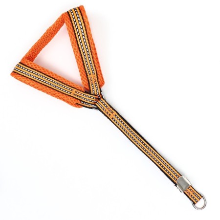 Super-furry harness with reflective firmware, size m, girth 32-63 cm, orange-7