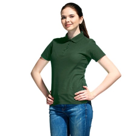 Female shirt, size 48, dark green color