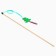 Domestico-cock on a wooden stick for cats, green,