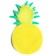 Decor Silicon "Pineapp" set of 5 pcs., Size 1 pc. - 2.5 × 4.5 × 0.3 cm, glue pads