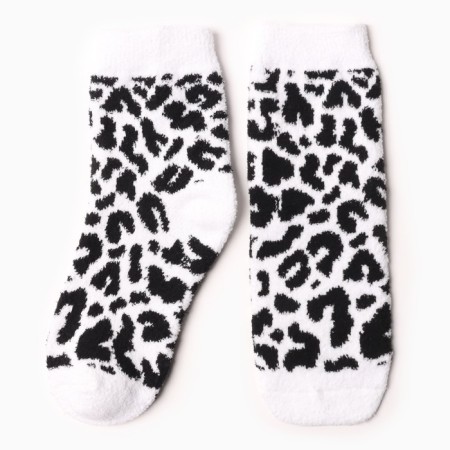 Women's socks "White Jaguar", white color, rr 36-40