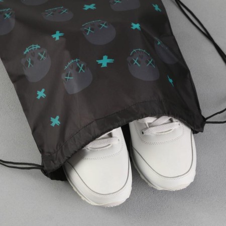 Bologna shoe bag “Skulls” 30 x 40 cm-4