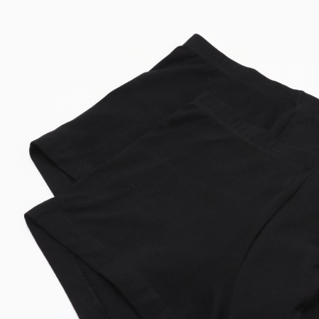Set of men's panties boxers (2 pcs), black color, size 54 (xxl)-1