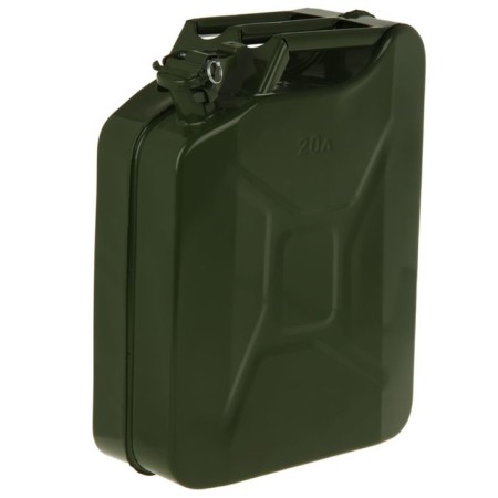 Canister for gasoline, 20 l, metal, with locking crap