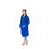 Children's robe with a hood, size 38, color cornflower