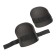 Protective, universal knee pads, 17 × 13 cm, black, Greengo