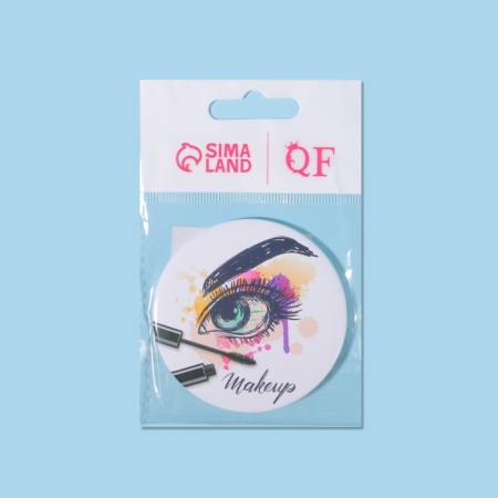 Mirror pocket "look", d = 7 cm, color mix-5