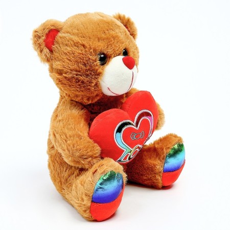 Soft toy "Bear", 25 cm, brown colors-1
