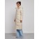 Coat insulated winter female, size 50, beige color