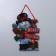 Decorative luminous jewelry (suspension) "Snowman" 32x23 cm