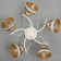Adelela chandelier 5he27 40W white-gold 65x65x26 cm Bayerlux