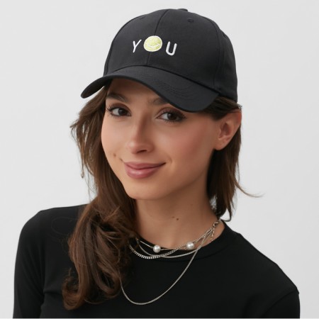 Cap minku "you" color black, size 56-58