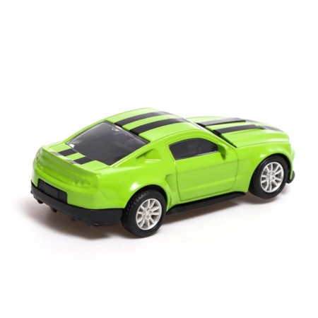Metal Sport machine, inertial, scale 1:43, green color-2