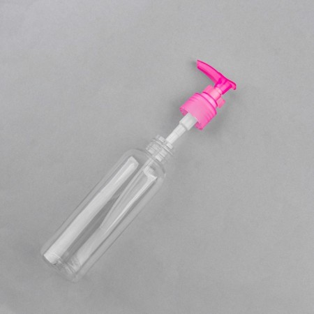 A bottle for storage, with a dispenser, 150 ml, color mix/transparent-4