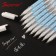 Set of gel pens 3 colors, white, silver, golden