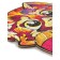 Wooden puzzle "Panda", size T 16.3x23 cm, 84 details