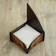 Wooden napkin "House in the autumn forest", color