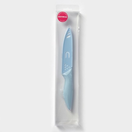 Knife ceramic shade "Single", blade 12.5 cm, blue color-3