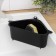 Holder on a sink for kitchen trifles, 26 × 14 × 9 cm, black color
