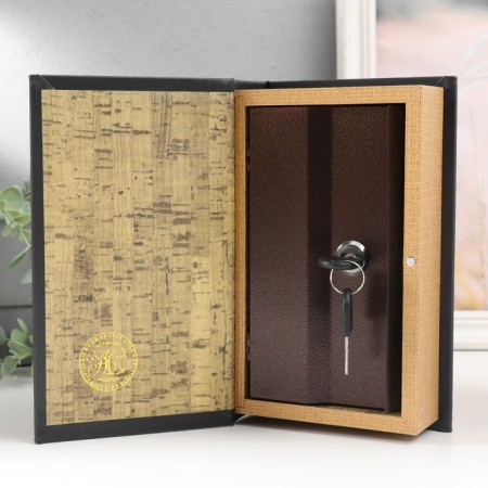 Safe Brush Tree leatherette "Heritage of the dynasty" 21x13x5 cm-2