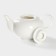 Teapot Porcelain Hot Magistro "Blanche", 600 ml, white color