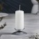 Gadal N "Gadal N" metal per candle, 7.3x3 cm, silver