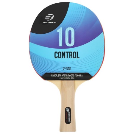 Set for table tennis Boshika Control 10: 2 rackets, 3 goals, 1.5 mm sponge, conical handle-12