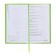 The weekly dated 2025, 85x145 mm, 64 sheets of Escalada, a solid cover made of artificial leather, pancake embossing, block 70 g/m², green