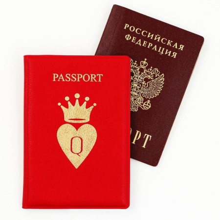 Cover for the Passport "Queen", artificial leather-4