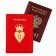 Cover for the Passport "Queen", artificial leather