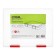 A4 documents container, Istanm with red latches, transparent