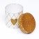 Set of round boxes 5V1 "Golden Heart", 25 × 25 ‒15 × 15 cm