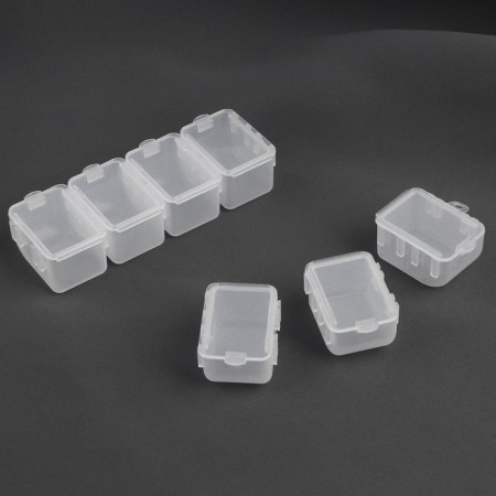 Organizer for storing trifles, with a suspension, 7 removable departments, 20.5 × 4.5 × 2 cm, the color is transparent-2