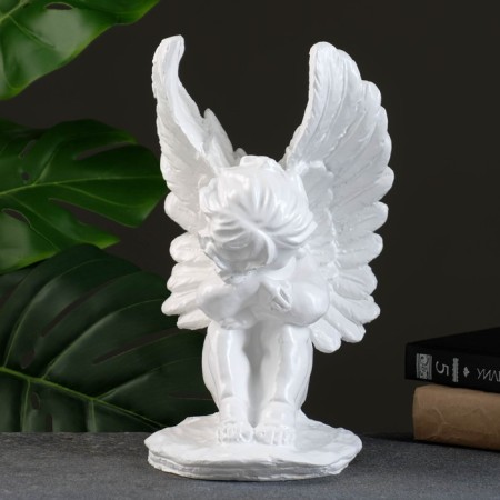 Figure "Angel Medium with wings" White, 18x28x20cm-1