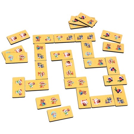 New Year's domino "New Year! New Year's fun "-3