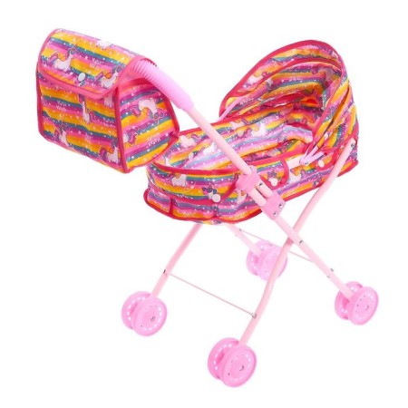 Stroller for dolls with a “fashionable” universal, metal frame-3