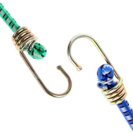 Glass for mounting baggage Nova Bright, 100 cm, metal hooks, mix, set 2 pcs-1