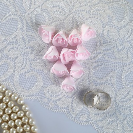 A set of colors for decor from foamiran, d = 2 cm, 10 pcs, pink-1