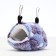 Rodent house, "heart" purple fleece