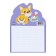 Figure notebook "Dog" on the magnet, 10.5x14.5 cm